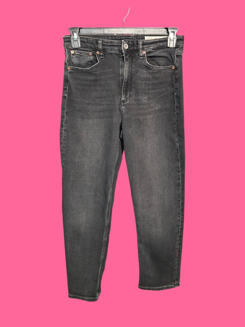 RAG & BONE BLACK DENIM PANTS